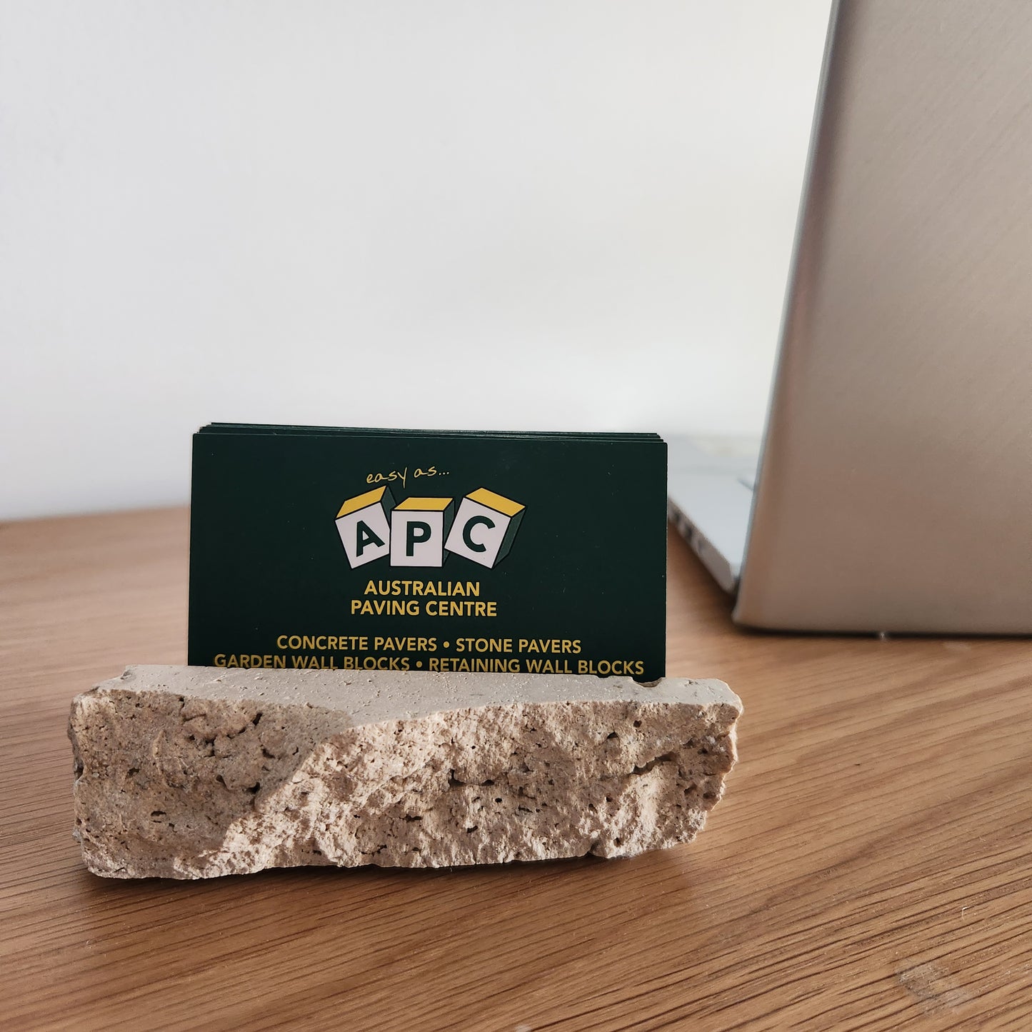 Natural Stone Business Card Holder