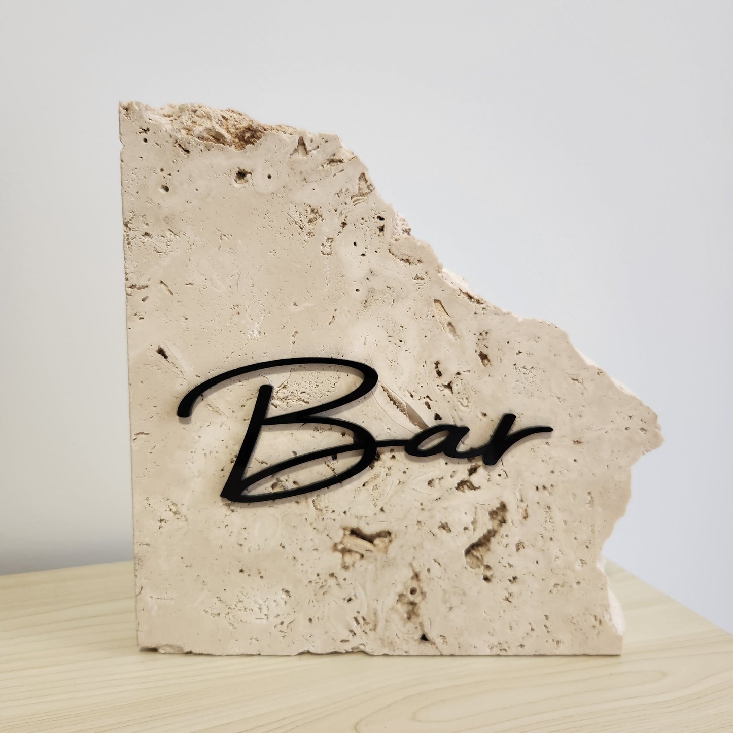 Classic Travertine Stone Table Numbers