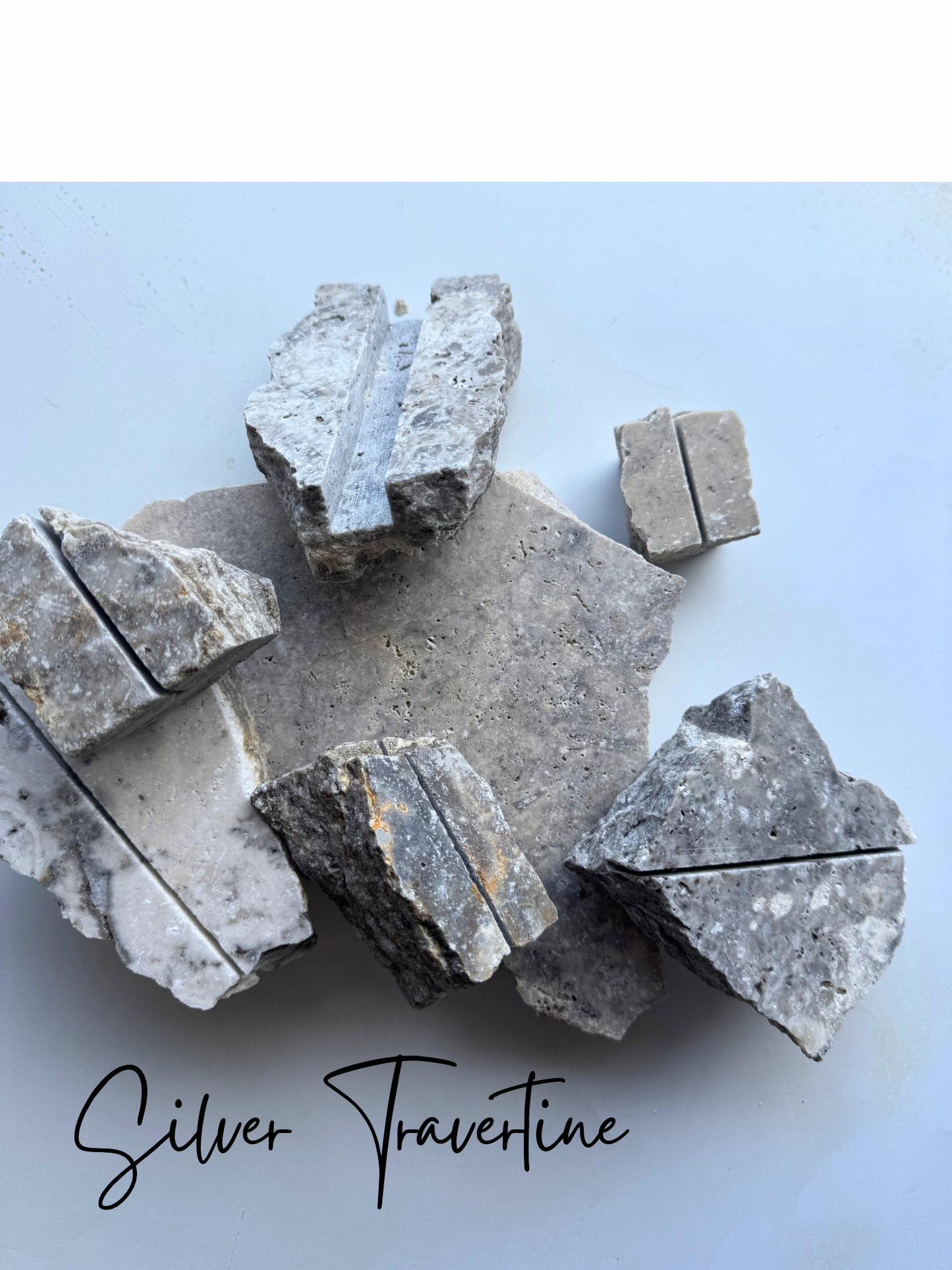 Natural Stone Place Cards – Personalised Wedding Guest Name Cards