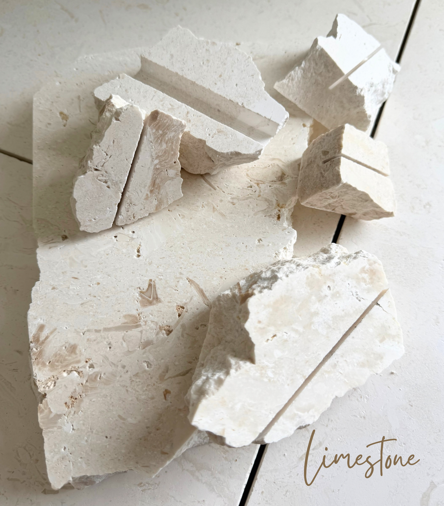 Natural Stone Place Cards – Personalised Wedding Guest Name Cards