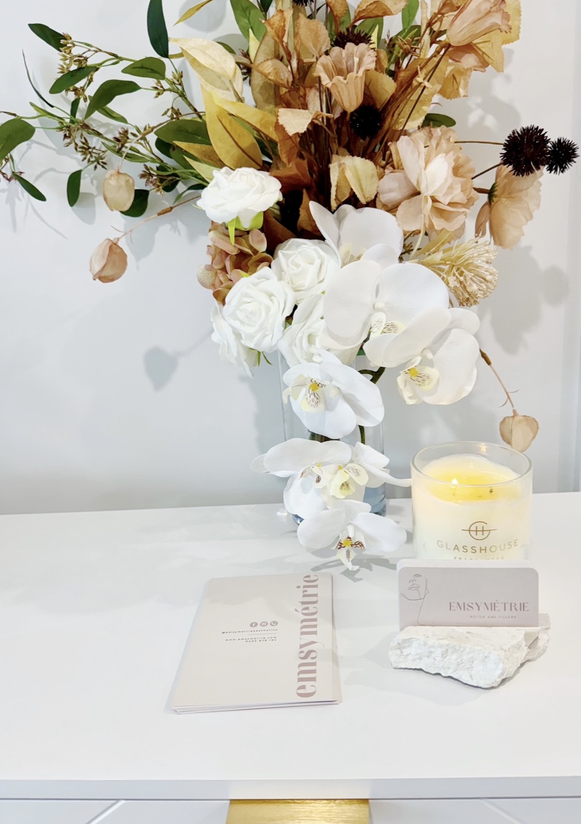Natural Stone Business Card Holder
