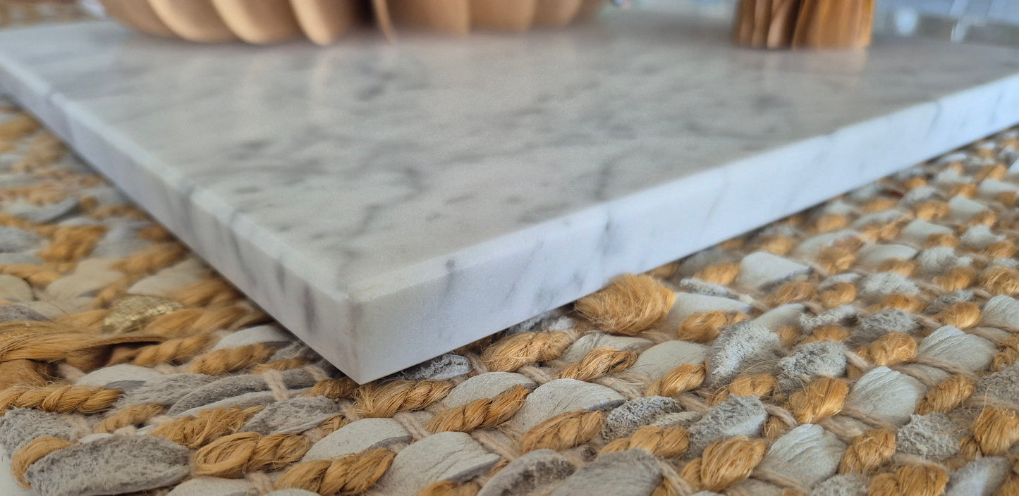 White Carrara Marble Board