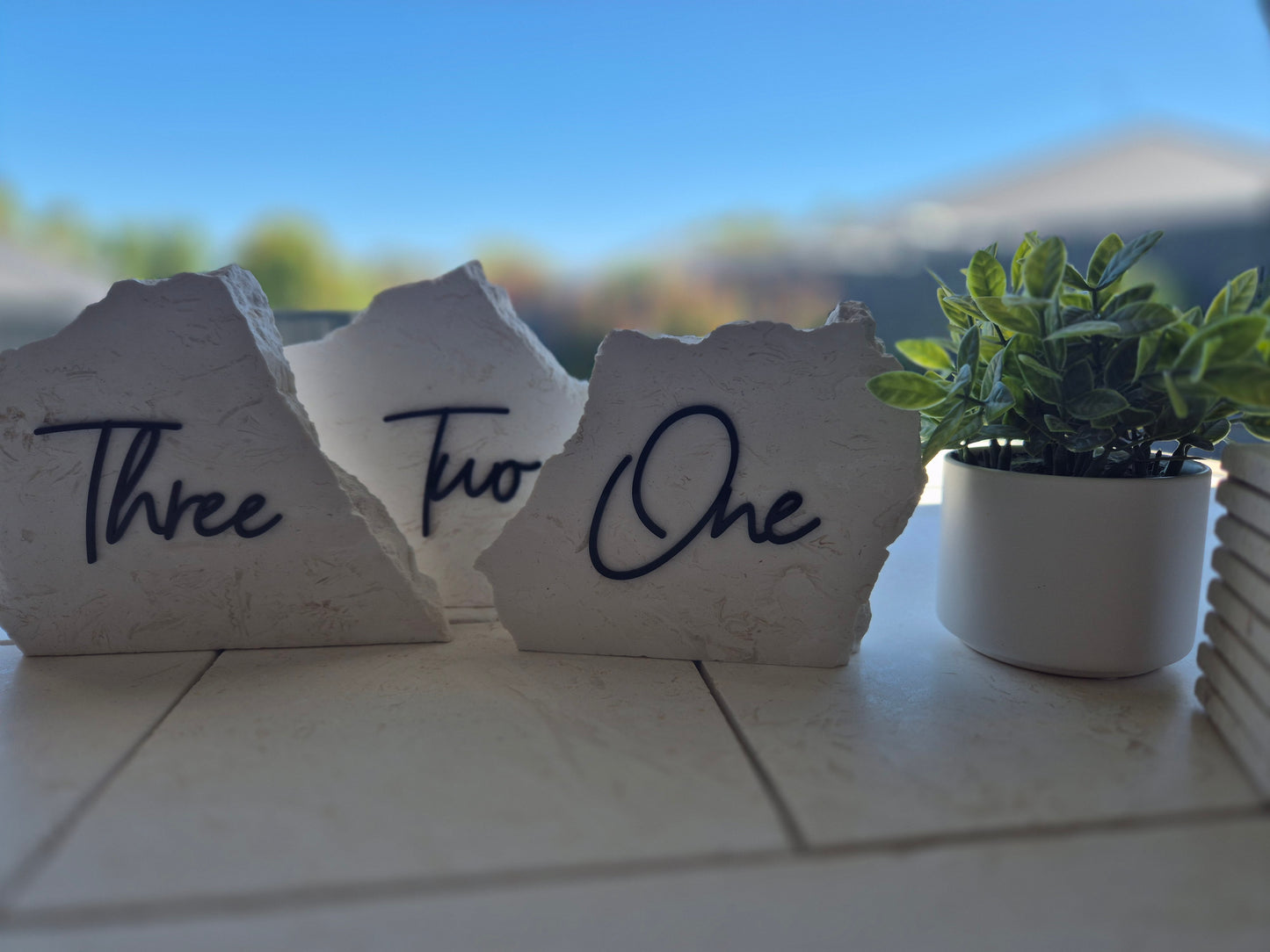 Limestone Table Numbers