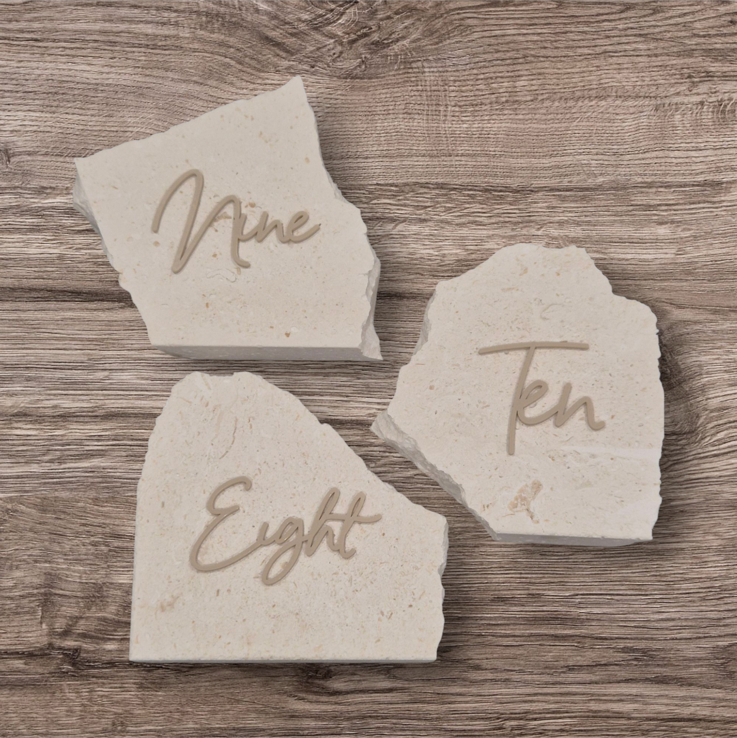 Limestone Table Numbers