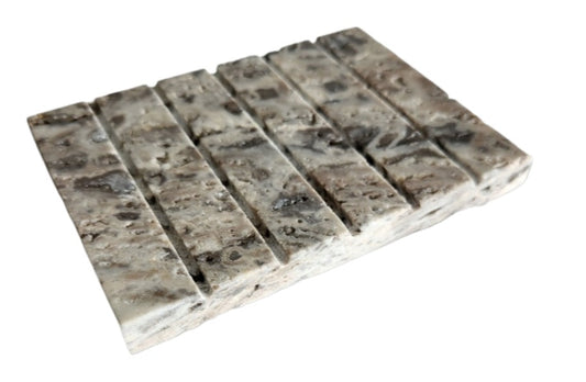 Silver Travertine Soap Dish - Astarli